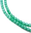 画像1: 【天然石】翡翠 ヒスイ ブレスレット用 ビーズ 一連 6mm【約62粒入り】きらきらぷんぷん丸 NS-046 (1)