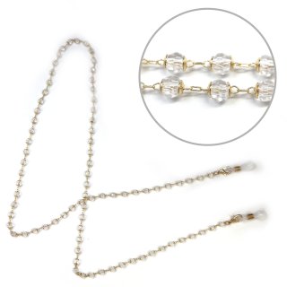 きらきらぷんぷん丸] メガネチェーン シルバー マスクチェーン