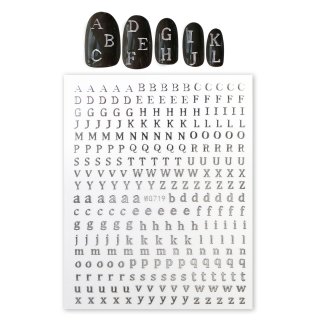 ネイルシール ステッカー ロゴ 筆記体 ブラック【F212B】 ne-seal-a0a3-main1a.jpg