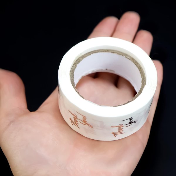 画像6: Thankyouシール サンキュー ありがとうシール 感謝シール ギフトシール ラッピング 封印 ステッカー ロールシール 丸 箔押し ピンクゴールド 約500枚入り〔1セット〕 約25×25mm 大容量 きらきらぷんぷん丸 TYS-001 (6)