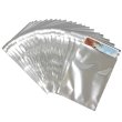 画像1: アルミ袋 110x155+30mm 【100枚】 ブラインドグッズ用 ランダム商品【ハガキ・ポストカード】 シルバー テープ付き 目隠し 包装 国産 (1)