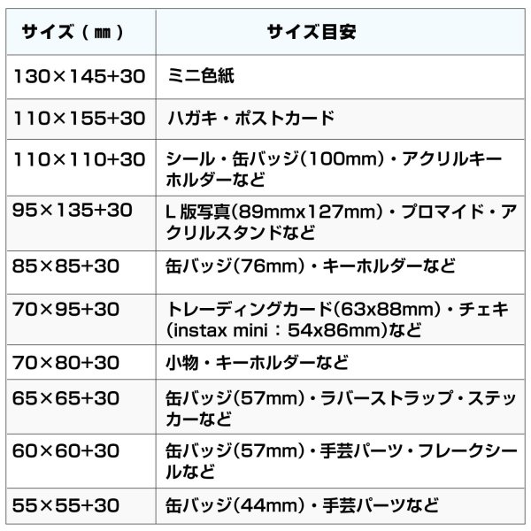 画像6: アルミ袋 85x85+30mm 【100枚】 ブラインドグッズ用 ランダム商品【缶バッジ】76mmサイズ シルバー テープ付き 目隠し 包装 国産 (6)