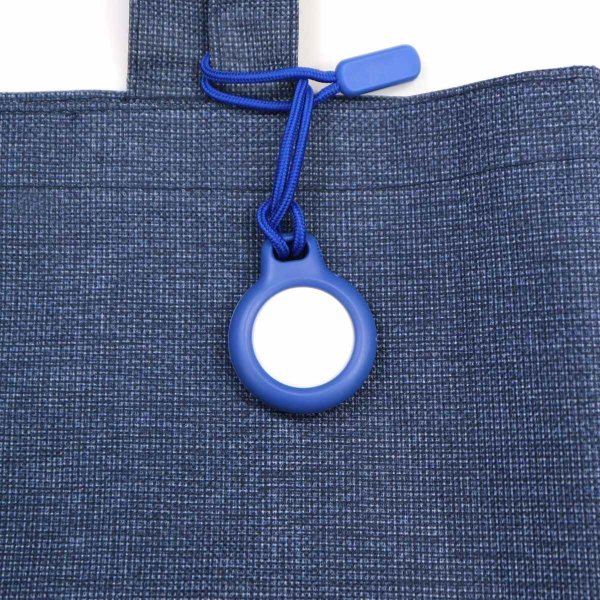 画像4: AirTag用 ケース 【ブル―】 青 エアタグ用 キーホルダー 保護カバー ストラップ 紛失防止 きらきらぷんぷん丸 ATC-009 (4)