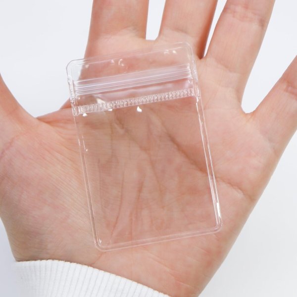 画像6: ジュエリー袋【7×5cm】PVC ビニール アクセサリー 袋 クリア 透明 ジッパー付き チャック付き【20枚入り】x〔1セット〕きらきらぷんぷん丸 AZB-005 (6)