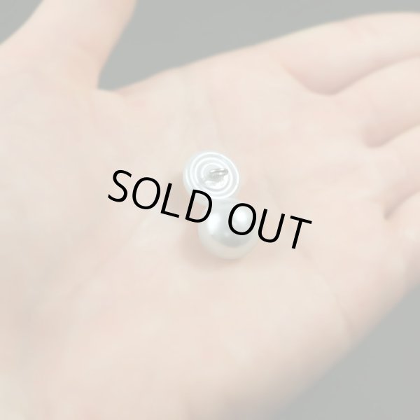 画像7: パールボタン足つき パール ボタン ホワイト 20個入り【12.5mm】きらきらぷんぷん丸 B-001 (7)