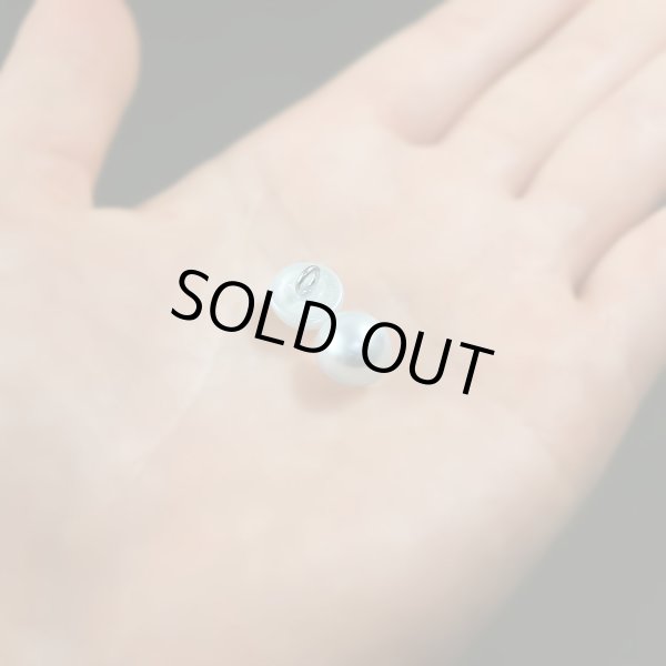 画像7: パールボタン足つき パール ボタン ホワイト 20個入り【10mm】きらきらぷんぷん丸 B-002 (7)