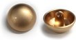 画像1: メタルボタン 【ゴールド】 金 ビジュー ブロンズ風 ドーム型 飾り 縫製 袖口 10個入り 【18mm】 きらきらぷんぷん丸 B-109 (1)