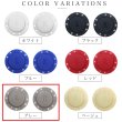 画像3: 磁気ボタン 強力 【グレー】 灰色 縫い付けタイプ 打ち具不要 マグネットボタン カラー 3組入り 【22mm】 きらきらぷんぷん丸 B-1133 (3)