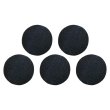 画像1: サテンボタン 【ブラック】 黒 くるみボタン ボタン 飾りボタン つつみボタン 5個入り 【10mm】 きらきらぷんぷん丸 B-1137 (1)