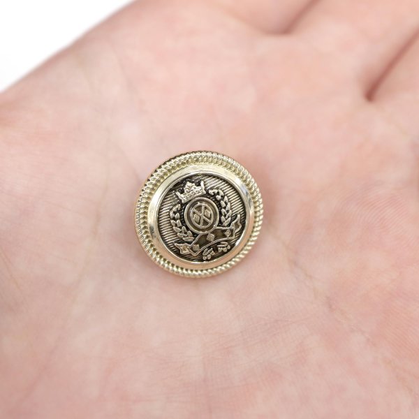 画像7: ブレザーボタン ゴールド 金 スーツボタン スーツ ジャケット ブレザー フロントボタン メタルボタン 袖口 ボタン 10個入り 【18mm】 きらきらぷんぷん丸 B-113 (7)