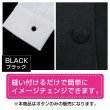 画像5: コーデュロイボタン 12.5mm 【ブラック】 5個入り 黒 縞模様 1mm幅 細幅 くるみボタン ボタン 飾りボタン つつみボタン きらきらぷんぷん丸 B-1144 (5)