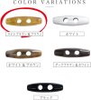 画像5: トグルボタン 39mm 10個入り 【ライトブラウン&ブラウン】 茶色 マーブル模様 水牛調 アクリル樹脂製 留め具 ダッフルコート 手芸 きらきらぷんぷん丸 B-1164 (5)