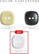 画像4: 二つ穴ボタン 四角 スクエア【ホワイト】白 10個入り マット【16mm】ツヤなし シンプル 樹脂製 手芸 おしゃれ 可愛い きらきらぷんぷん丸 B-1233 (4)