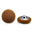 画像1: くるみボタン フェルト調 【ブラウン】 18mm 8個入り 手芸 装飾 おしゃれ 縫製 洋服 シャンク 足つき きらきらぷんぷん丸 B-1329 (1)