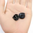 画像5: メタルボタン フラワー 【ブラック】 黒 4個入り 【18mm】 足つき シャンク 花 モチーフ 装飾 金属製 手芸 おしゃれ きらきらぷんぷん丸 B-1366 (5)