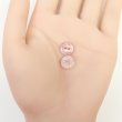 画像4: 二つ穴ボタン フラワー マーブル模様 【ピンク】 15個入り 【11.5mm】 オーロラ 光沢 透け感 花 樹脂製 手芸 おしゃれ きらきらぷんぷん丸 B-1376 (4)