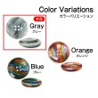 画像3: 4つ穴 マーブルボタン アセチ風【グレー系】丸ボタン 樹脂 手芸 8個入 グラデーション 大きめ【25mm】きらきらぷんぷん丸 B-1415 (3)