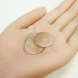 画像5: 4つ穴 クリアマットボタン【ベージュ】丸ボタン 樹脂 手芸 8個入 グラデーション【21.5mm】きらきらぷんぷん丸 B-1425 (5)