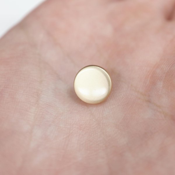 画像7: メタルボタン フラット 【ゴールド ツヤなし】 金 ビジュー 飾り 縫製 袖口 20個入り 【10mm】 きらきらぷんぷん丸 B-143 (7)