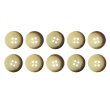 画像1: 四つ穴ボタン ホーン調 【ベージュ】 10個入り 【15mm】 フチなし 水牛風 マット 装飾 樹脂製 手芸 おしゃれ きらきらぷんぷん丸 B-1446 (1)