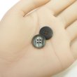 画像4: 四つ穴ボタン ホーン調 【グレー】 10個入り 【15mm】 フチなし 水牛風 マット 装飾 樹脂製 手芸 おしゃれ きらきらぷんぷん丸 B-1448 (4)