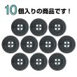 画像4: ウッドボタン 四つ穴 サークルリム 【ブラック】 20mm 10個入り ナチュラル 丸型 装飾 手芸 ハンドメイド きらきらぷんぷん丸 B-1457 (4)
