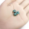 画像4: 足つきボタン パール調 【グリーン】 緑 20個入り 【9.5mm】 シャンク 樹脂製 装飾 手芸 かわいい おしゃれ きらきらぷんぷん丸 B-1465 (4)
