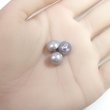 画像4: 足つきボタン パール調 【グレー】 灰色 20個入り 【9.5mm】 シャンク 樹脂製 装飾 手芸 かわいい おしゃれ きらきらぷんぷん丸 B-1470 (4)