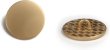 画像1: メタルボタン フラット 【ゴールド ツヤなし】 金 ビジュー 飾り 縫製 袖口 10個入り 【20mm】 きらきらぷんぷん丸 B-148 (1)
