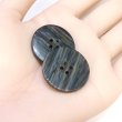 画像5: 四つ穴 樹脂ボタン 縦ライン 【ブラウン】 27mm 6個入り ストライプ 丸型 装飾 手芸 ハンドメイド きらきらぷんぷん丸 B-1481 (5)