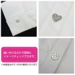 画像6: ビジューボタン 足つき 【ハート】 5個入り シルバー 【15.5mm】ラインストーン 飾り シャンク ラグジュアリー かわいい おしゃれ きらきらぷんぷん丸 B-1484 (6)