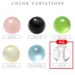 画像3: 丸玉ボタン 【クリア】 10mm 30個入り 裏穴 飾り 樹脂 装飾 手芸 ハンドメイド きらきらぷんぷん丸 B-1493 (3)