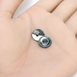 画像5: シェルボタン 黒蝶貝 縁模様入り 二つ穴 【11.5mm】 15個入り 手芸 ハンドメイド きらきらぷんぷん丸 B-1495 (5)