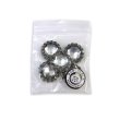 画像7: 装飾ボタン ビジュー風 【アンティークシルバー】 21mm 5個入り 足つき アクリル ハンドメイド 手芸 きらきらぷんぷん丸 B-1501 (7)
