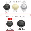 画像3: レザー調 足つきボタン 【ブラック】17mm 8個入り 樹脂製 ステッチ風 ハンドメイド 手芸 きらきらぷんぷん丸 B-1529 (3)