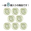 画像4: メタルボタン 破線模様【ゴールド】20mm 8個入 丸型 4穴 合金 手芸 洋裁 付け替え きらきらぷんぷん丸 B-1564 (4)