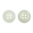 画像1: 樹脂ボタン マットライン【アイボリー】15mm 10個入 丸型 四つ穴 シンプル 手芸 服飾 付け替え きらきらぷんぷん丸 B-1611 (1)