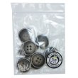 画像7: 樹脂ボタン マットライン【ブラウン】18mm 8個入 丸型 四つ穴 シンプル 手芸 服飾 付け替え きらきらぷんぷん丸 B-1615 (7)