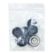 画像7: 樹脂ボタン マットライン【ネイビー】18mm 8個入 丸型 四つ穴 シンプル 手芸 服飾 付け替え きらきらぷんぷん丸 B-1621 (7)