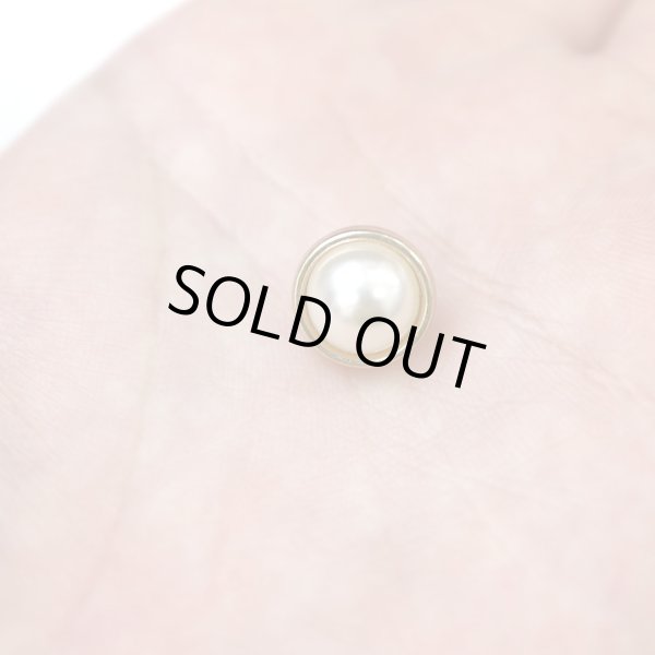 画像7: パールボタン 装飾 【金フチ ゴールド】 ホワイト 白 パール ボタン ビジューボタン 飾りボタン 縫製ボタン 袖口ボタン 10個入り 【11.5mm】 きらきらぷんぷん丸 B-163 (7)