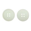 画像1: 樹脂ボタン【アイボリー】20mm 6個入 丸型 四つ穴 ラウンドリム 手芸 付け替え きらきらぷんぷん丸 B-1681 (1)
