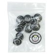 画像7: メタルボタン サンバースト コンチョ風【シルバー】15mm 10個入 丸型 足つき アンティーク 手芸 服飾 付け替え きらきらぷんぷん丸 B-1784 (7)