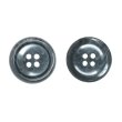 画像1: 樹脂ボタン マーブル調【グレー】20mm 8個入 四つ穴 リムあり 手芸 服飾 付け替え きらきらぷんぷん丸 B-1820 (1)