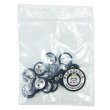 画像7: 布張りボタン 二つ穴【ネイビー】11mm 15個入 丸型 裁縫 手芸 服飾 付け替え きらきらぷんぷん丸 B-1861 (7)