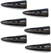 画像1: トグルボタン 【水牛調 ダークブラウン】 5.5cm 6個入り ダッフルボタン 留め具 ボタン きらきらぷんぷん丸 B-187 (1)