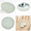 画像5: リネン調布張り シャンクボタン【ベージュ】20mm 6個入 丸型 足つき 手芸 服飾 付け替え きらきらぷんぷん丸 B-1884 (5)