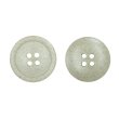 画像1: 石目調ボタン 四つ穴【ベージュ】20mm 6個入 丸型 樹脂 手芸 服飾 付け替え きらきらぷんぷん丸 B-1958 (1)