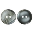 画像1: 樹脂ボタン ツートンマーブル【ブラウン】20mm 6個入 丸型 二つ穴 手芸 服飾 付け替え きらきらぷんぷん丸 B-2060 (1)
