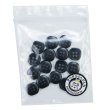 画像7: 樹脂ボタン 四つ穴 角丸スクエア【ブラック】11mm 15個入 マット調 手芸 服飾 付け替え きらきらぷんぷん丸 B-2064 (7)