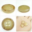 画像5: 樹脂ボタン 木目調リム【ベージュ】15mm 10個入 丸型 四つ穴 表付け 手芸 服飾 付け替え きらきらぷんぷん丸 B-2076 (5)